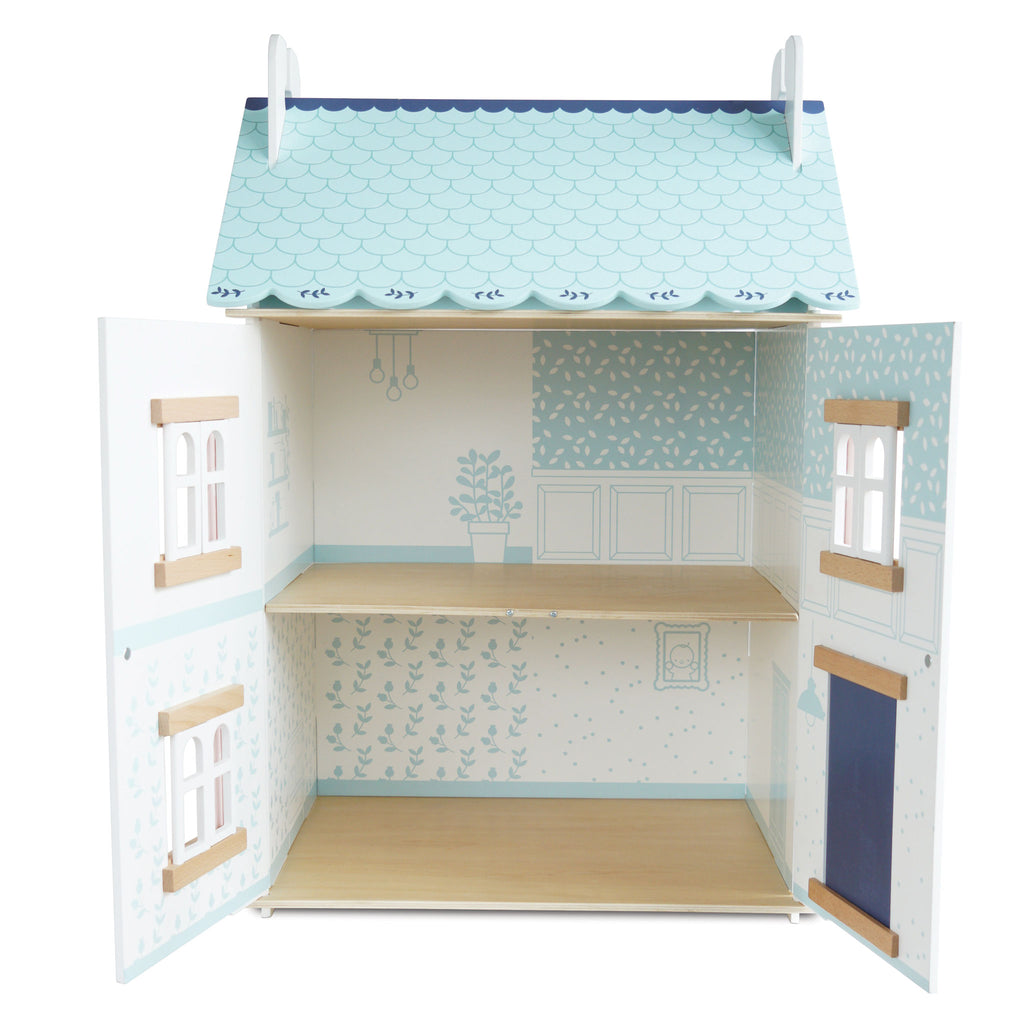 Le Toy Van - Blue Belle House Bundle Set - Inside Dolls House - The Baby Service