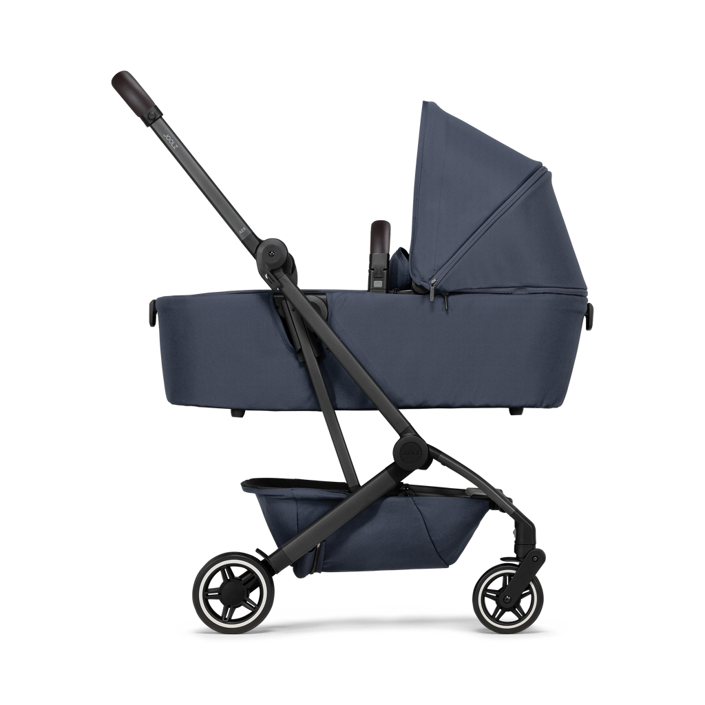 Joolz Aer+ Pushchair - Navy Blue - Side Bassinet - The Baby Service