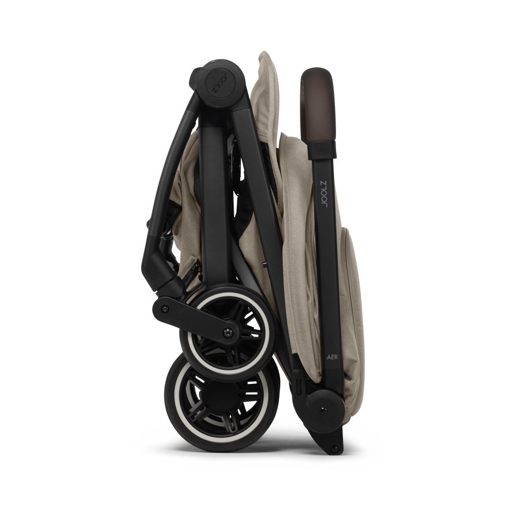 Joolz Aer+ Pushchair - Sandy Taupe - Folded - The Baby Service