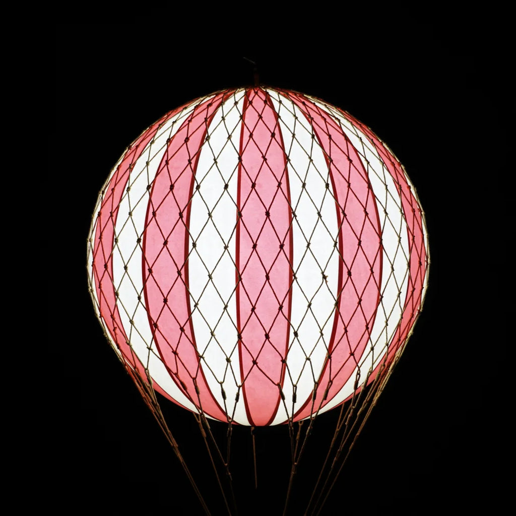 Authentic Models Travels Light LED Hot Air Balloon - Medium - Red - The Baby Service