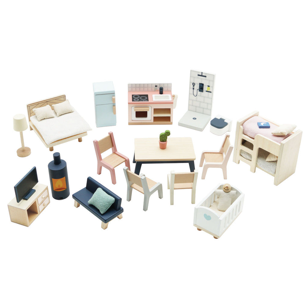 Le Toy Van - Blue Belle House Bundle Set - Starter furniture - The Baby Service
