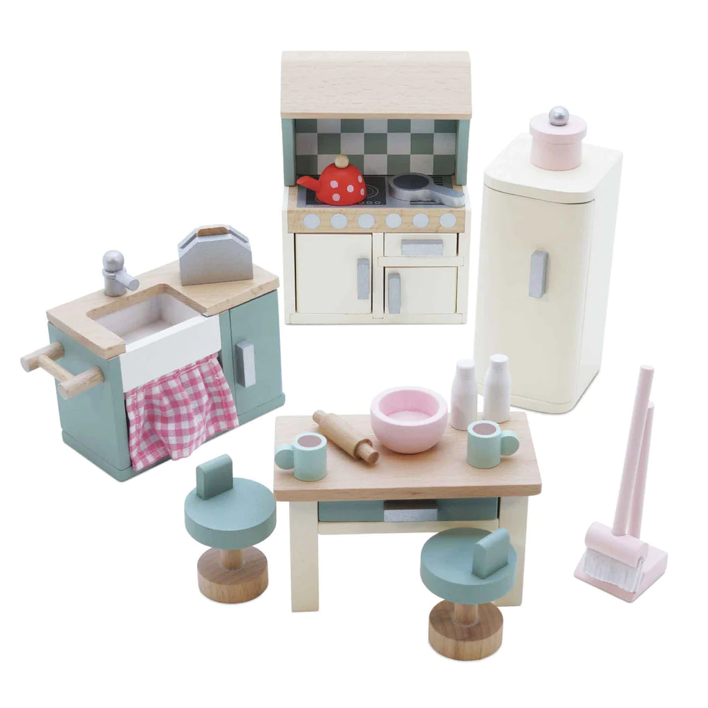 Le Toy Van - Cherry Tree Hall Dolls House Bundle Set - Kitchen - The Baby Service