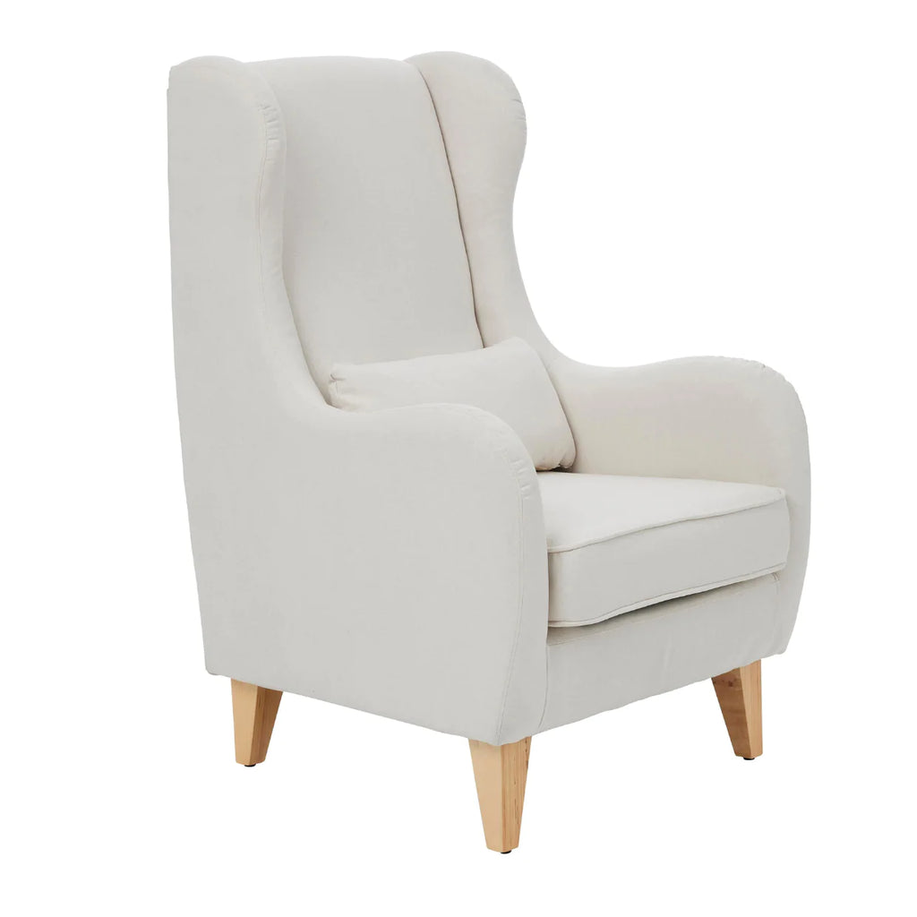 iL Tutto - Olivia Rocking Nursery Chair & Footstool in Oat - The Baby Service