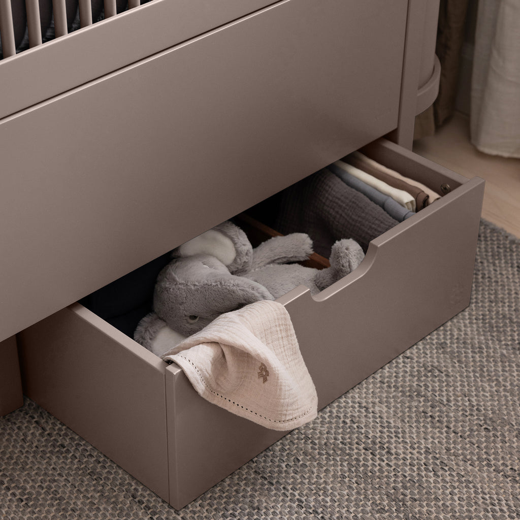 Sebra Bed Drawer for Baby & Junior Bed – Jetty Beige - In Nursery
