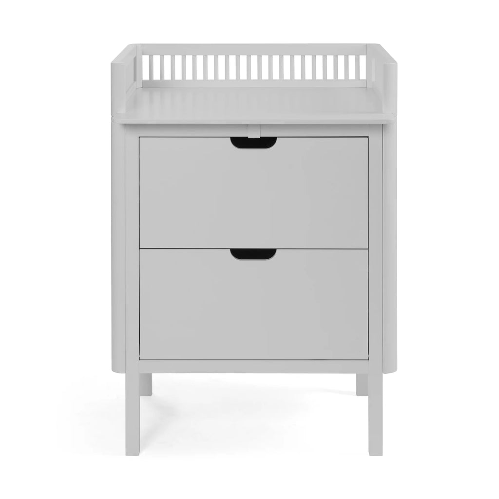 Sebra Changing Unit - Stone Grey - Plain background 
