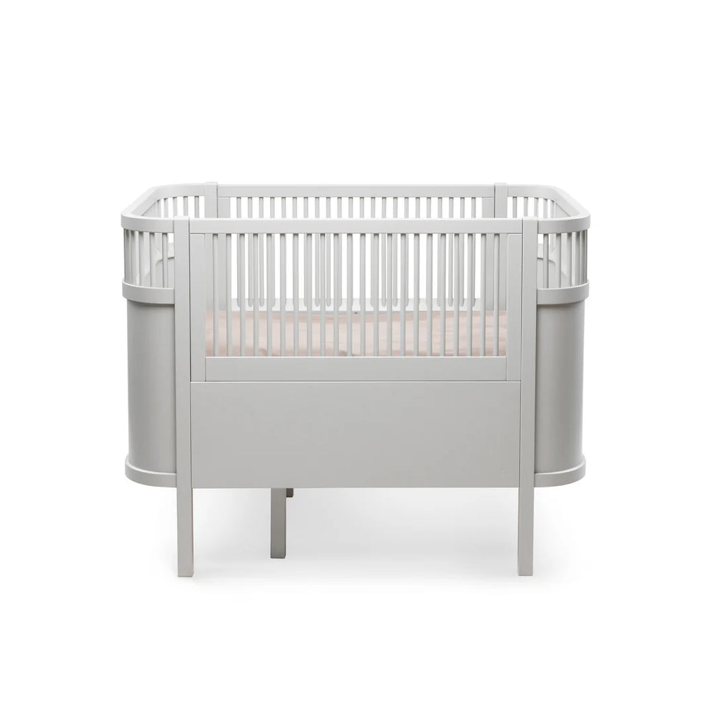 Sebra Cot Bed Baby & Junior - Stone grey - The Baby Service