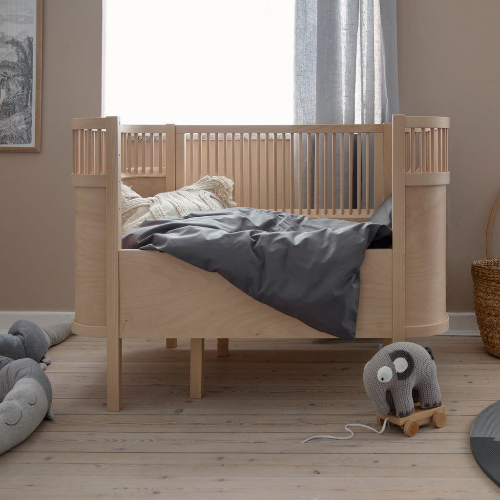 Sebra Cot Bed Baby & Junior - Wooden Edition - The Baby Service - In Room