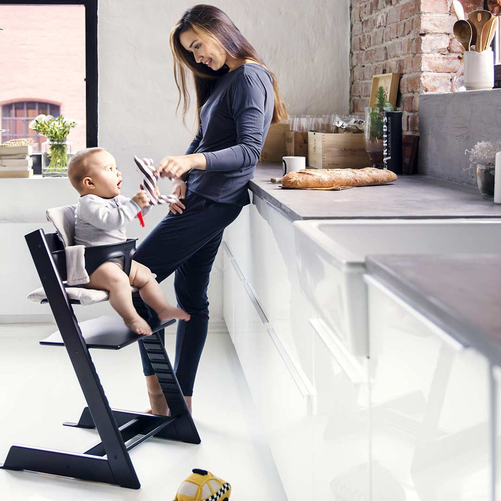Stokke Tripp Trapp Highchair - Black - Feeding - The Baby Service - Lifestyle