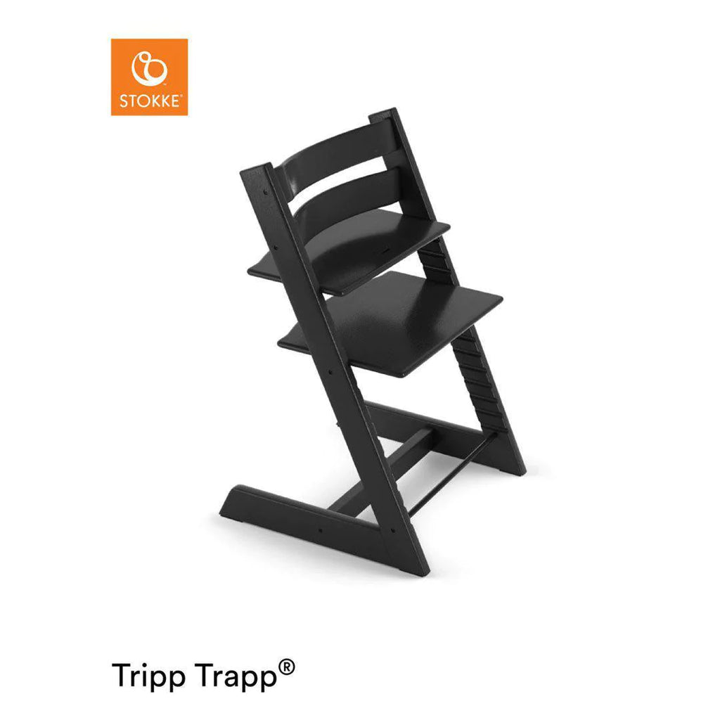 Stokke Tripp Trapp Highchair - Oak Black - Feeding - The Baby Service