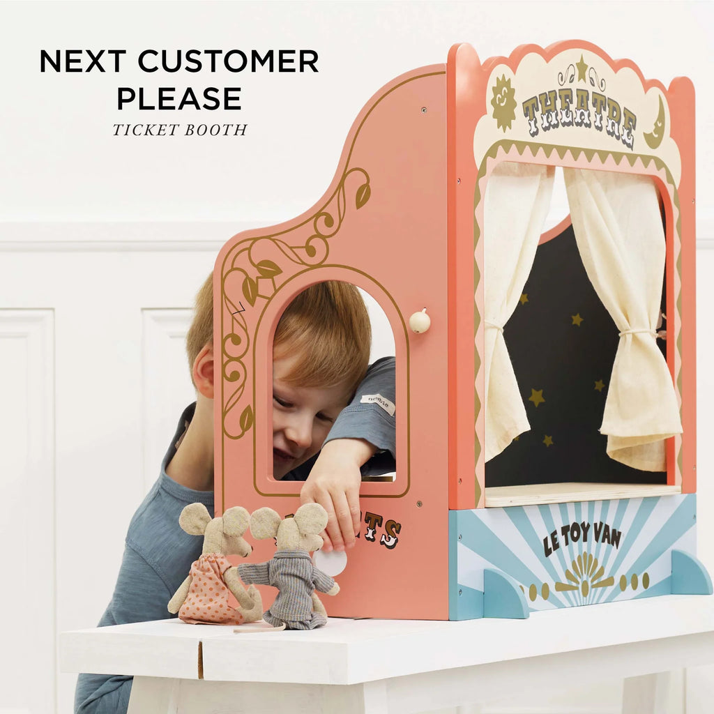 Le Toy Van - Tabletop Puppet Wooden Theatre - Thebabyservice.com
