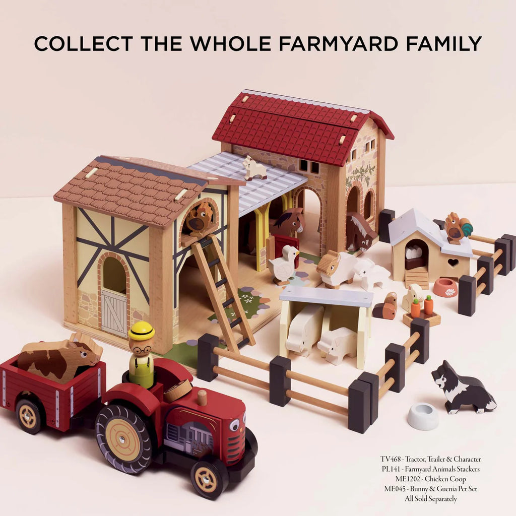 Le Toy Van - Wooden Farmyard Stables - The Baby Service