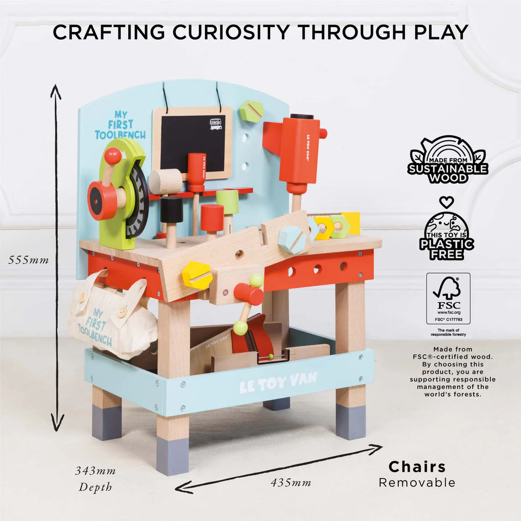 Le Toy Van - Wooden Tool Bench - The Baby Service