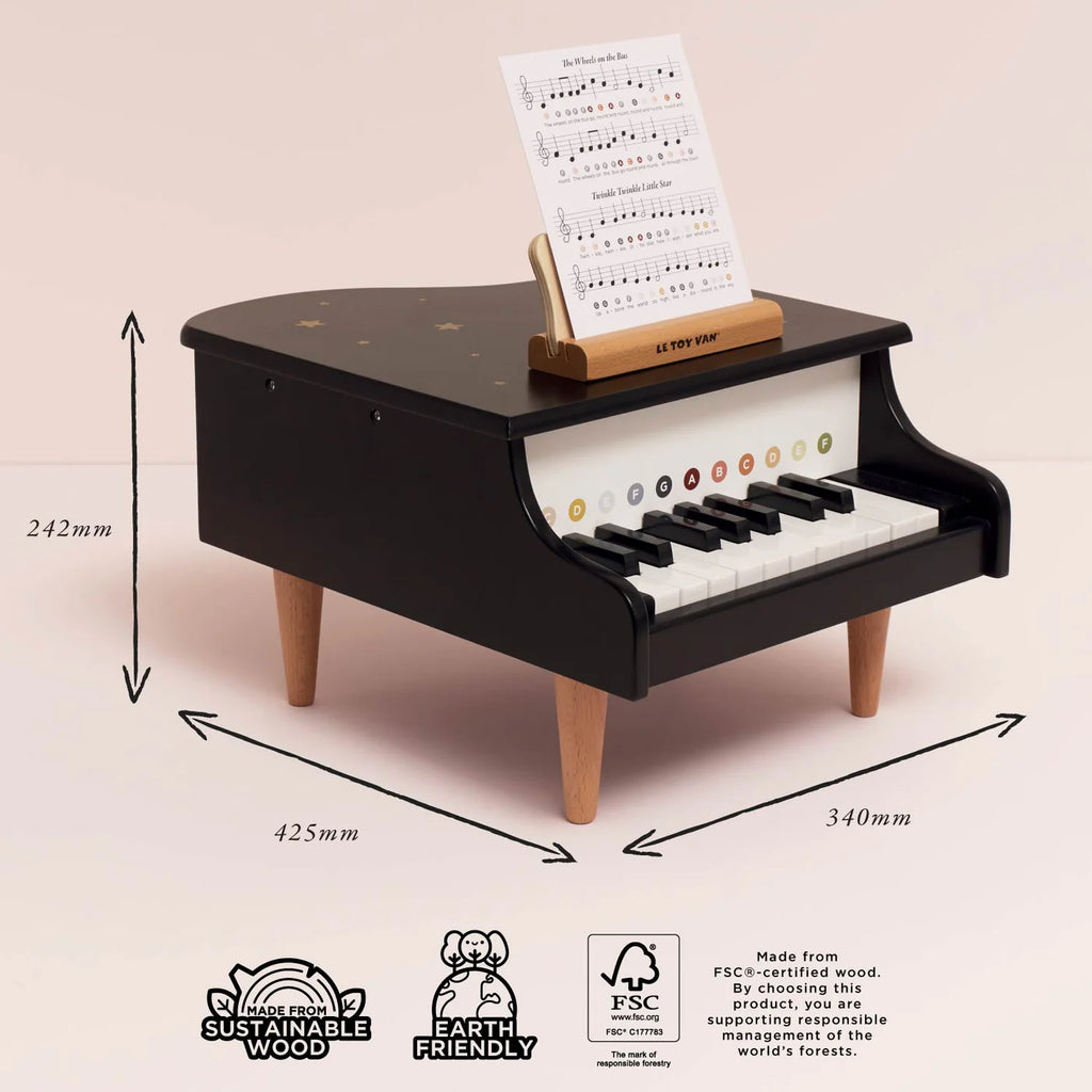 Le Toy Van - Wooden Grand Piano Toy - The Baby Service