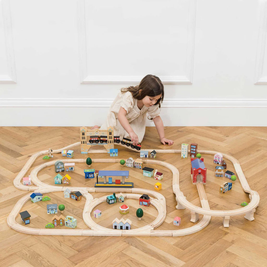 Le Toy Van - London City Train Set - Wooden Gifts - The Baby Service