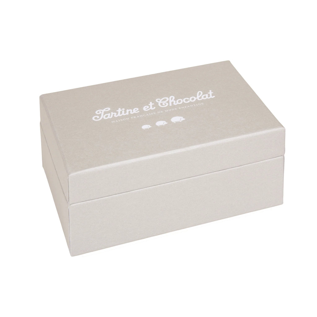 Tartine Et Chocolat - Leon The Hedgehog Rattle - Giftbox - The Baby Service