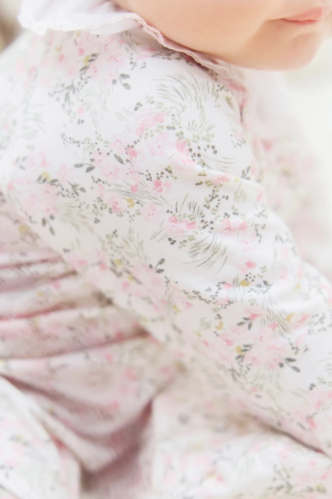 Tartine Et Chocolat Babygrow - Winter Garden Print - Luxury French Baby Gifts