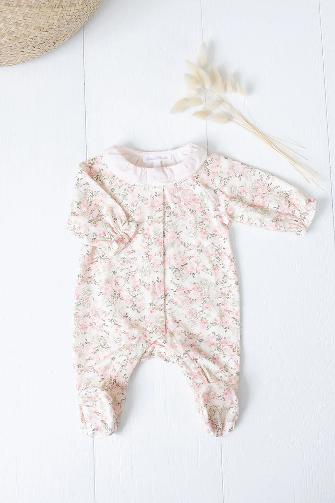Tartine Et Chocolat Babygrow - Winter Garden Print - The Baby Service