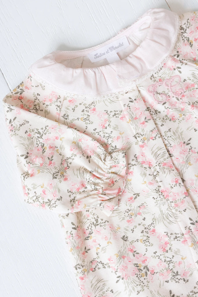 Tartine Et Chocolat Babygrow - Winter Garden Print - The Baby Service