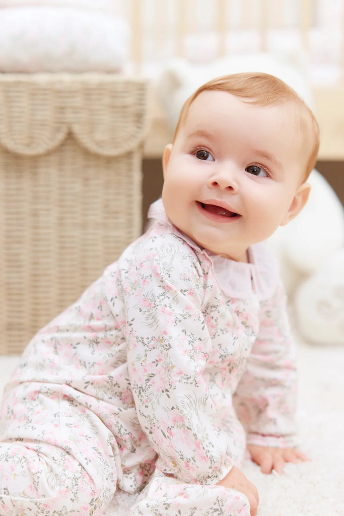Tartine Et Chocolat Babygrow - Winter Garden Print - Lifestyle
