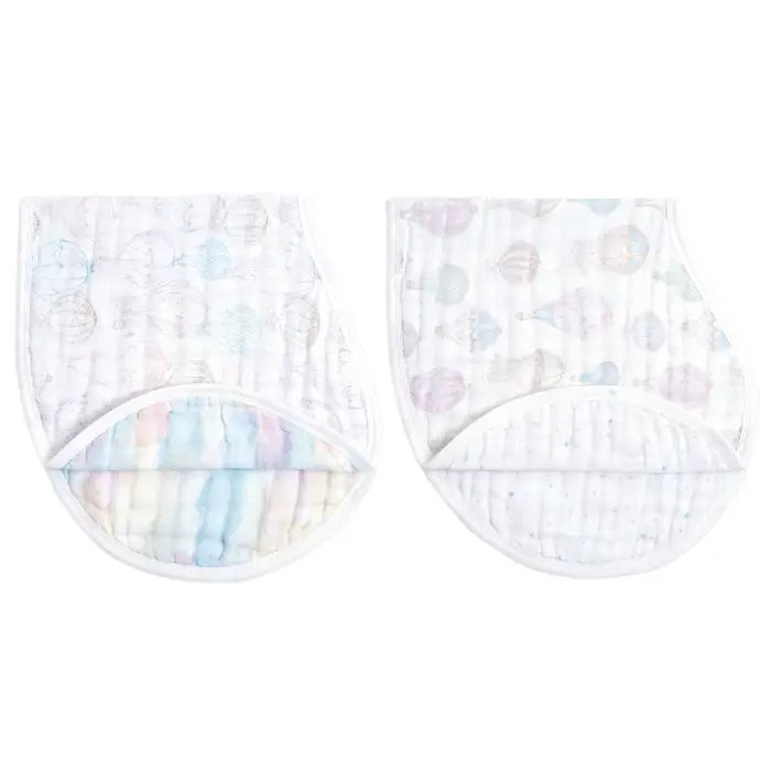 Aden + Anais Burpy Bibs 2 Pack - Above The Clouds - The Baby Service