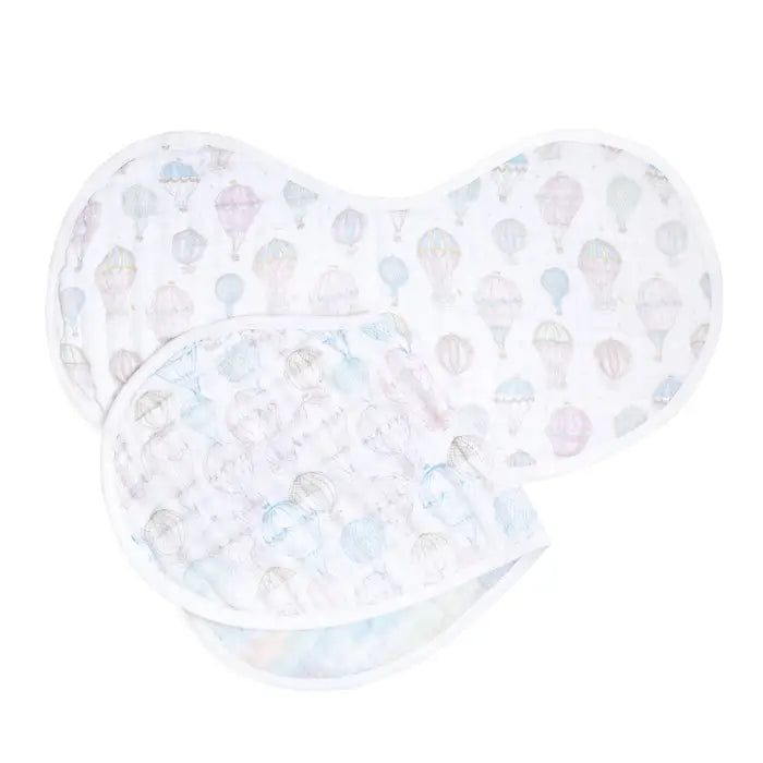 Aden + Anais Burpy Bibs 2 Pack - Above The Clouds - The Baby Service