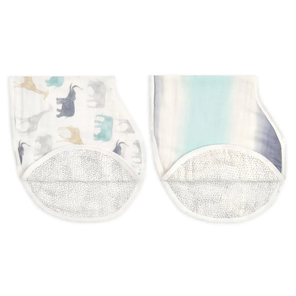 Aden + Anais Silky Soft Burpy Bibs 2 Pack - Expedition - The Baby Service