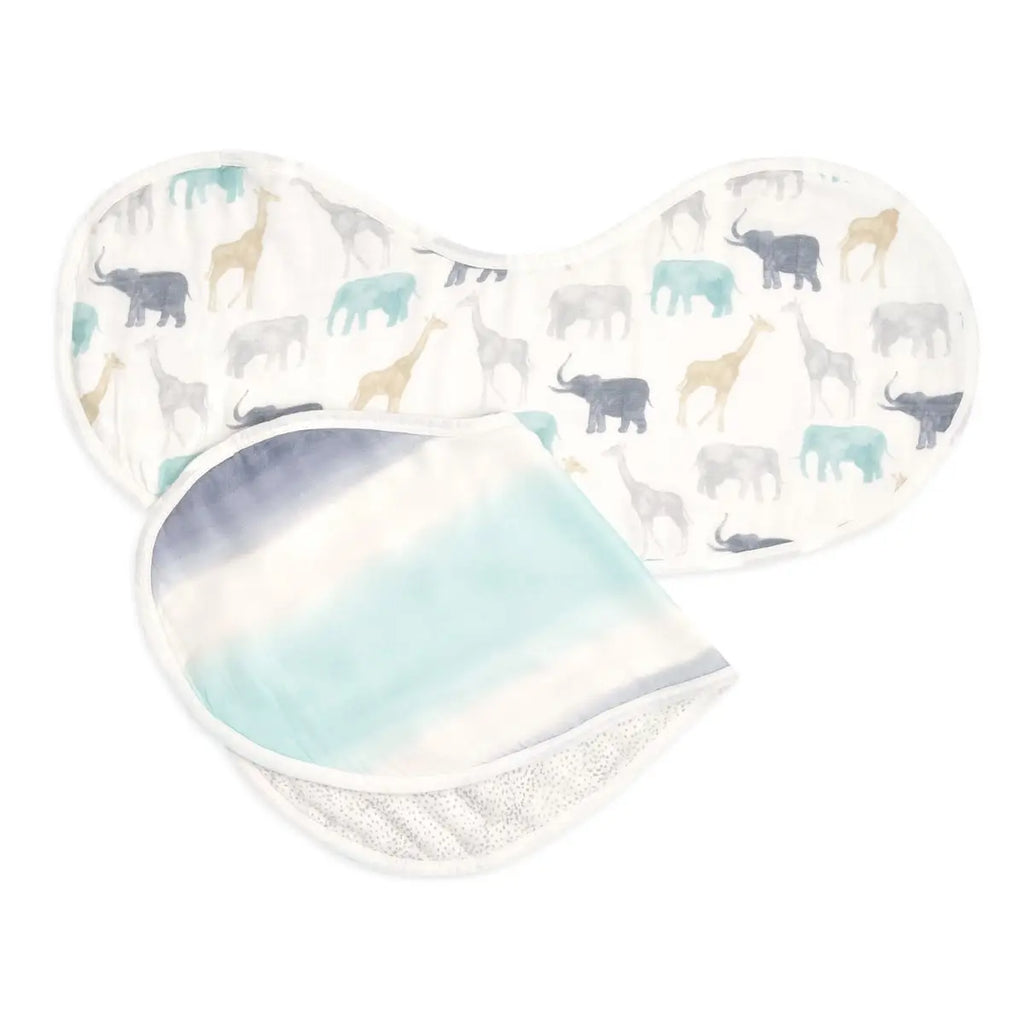 Aden + Anais Silky Soft Burpy Bibs 2 Pack - Expedition - Gifts - The Baby Service