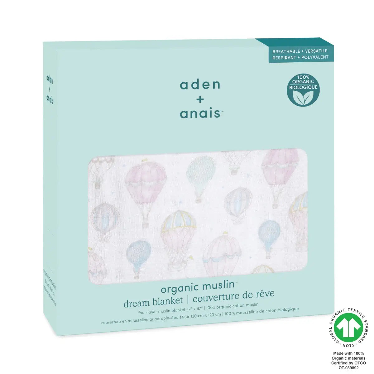 Aden Anais Above The Clouds Organic Dream Blanket Baby Service