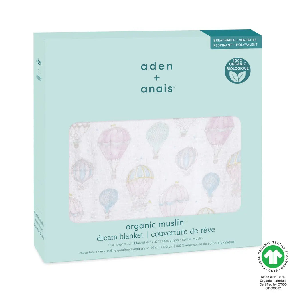 Aden + Anais - Above The Clouds Organic Dream Blanket - The Baby Service