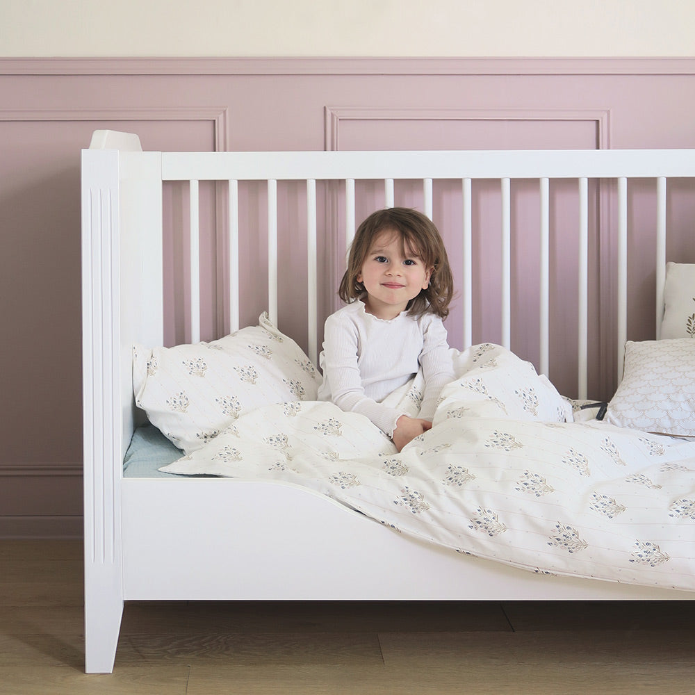 Maison Charlotte - Opera Cot Bed White - Lifestyle - The Baby Service