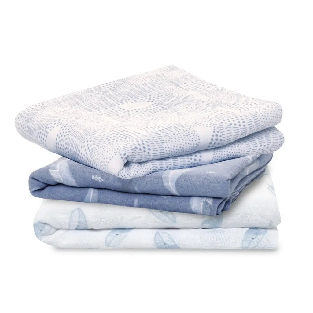 Aden + Anais Oceanic Musy Muslin Squares 3 Pack - The Baby Service