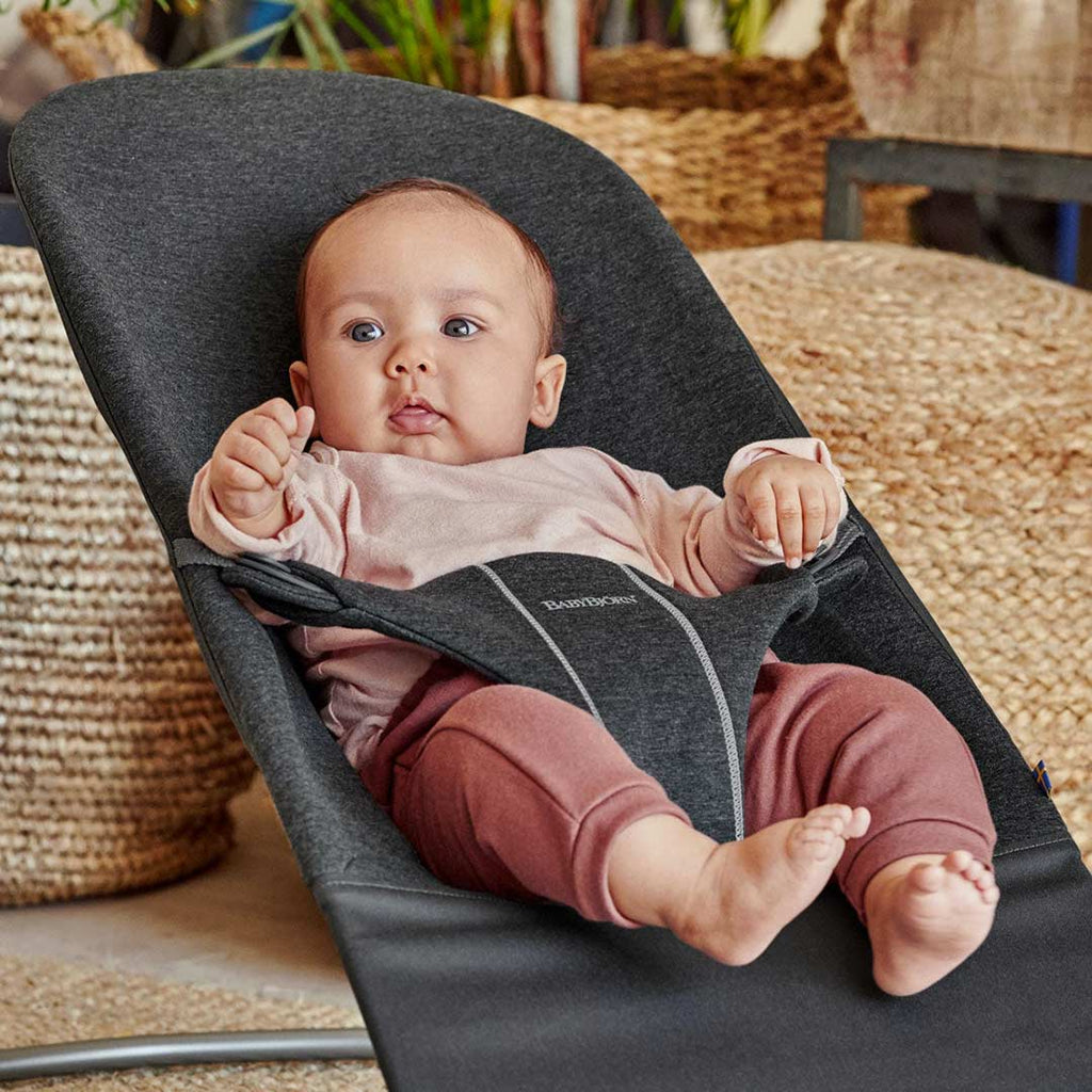 BabyBjorn Bouncer Bliss 3D Jersey - Charcoal Grey - The Baby Service