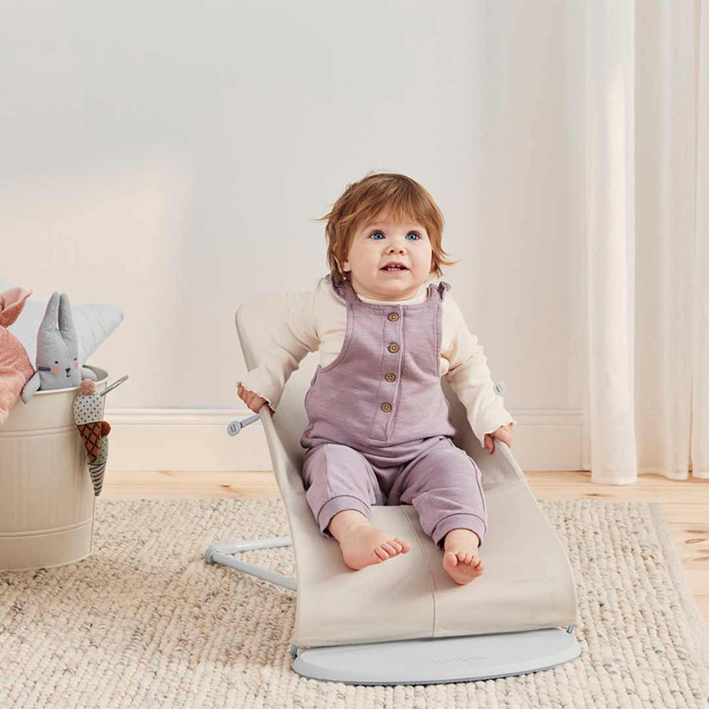 BabyBjorn Bouncer Bliss 3D Jersey - Light Beige - Chair - The Baby Service