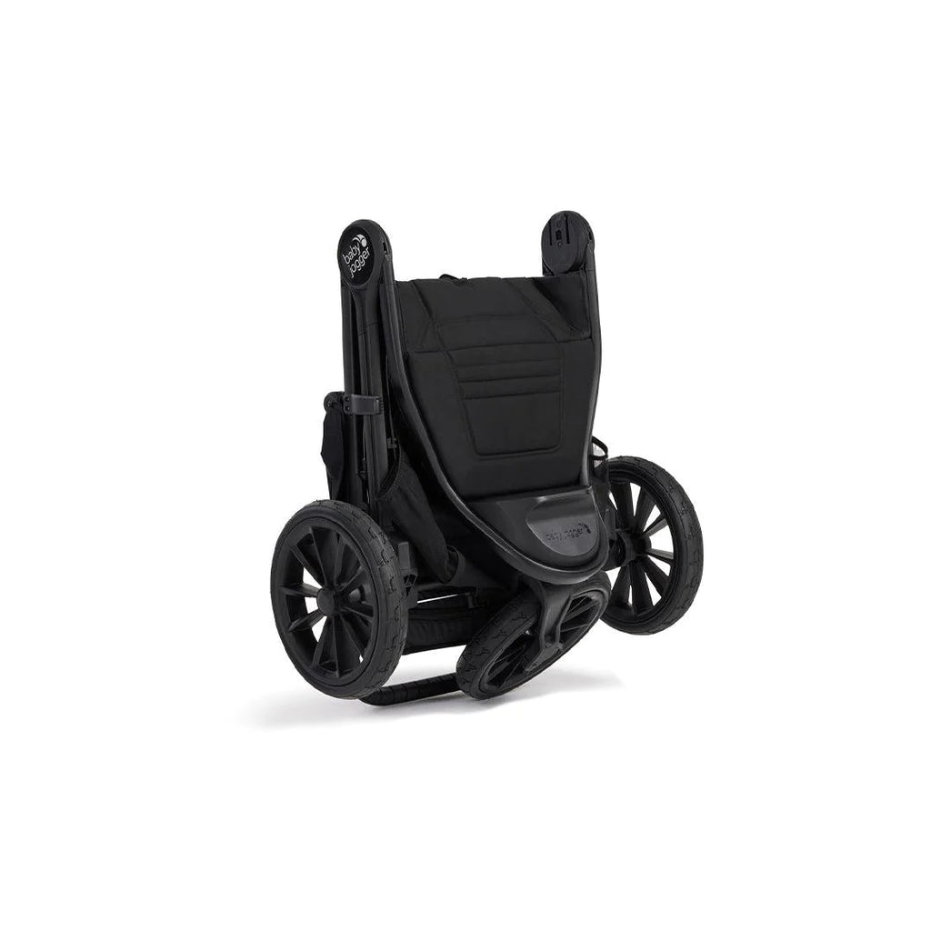 Baby Jogger City Elite 2 Pushchair + Carrycot Bundle - Opulent Black - The Baby Service - Folded