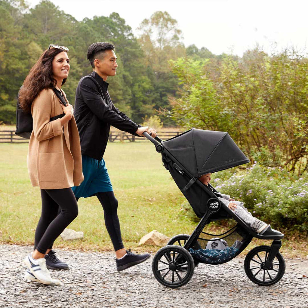 Baby Jogger City Elite 2 Stroller - Opulent Black - Pushchair - The Baby Service - Lifestyle