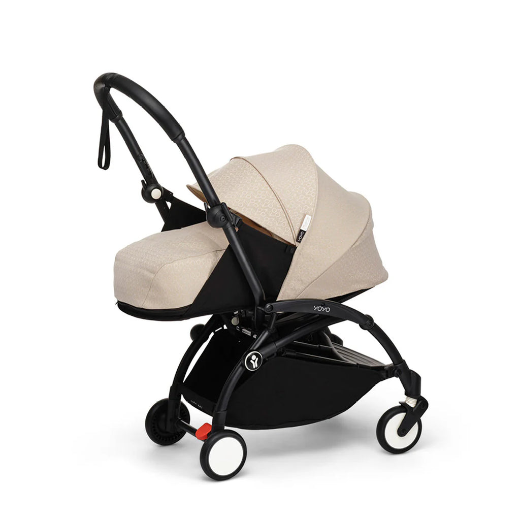 Stokke YOYO³ Stroller with Newborn Pack - The Baby Service - Bonpoint on Black Frame