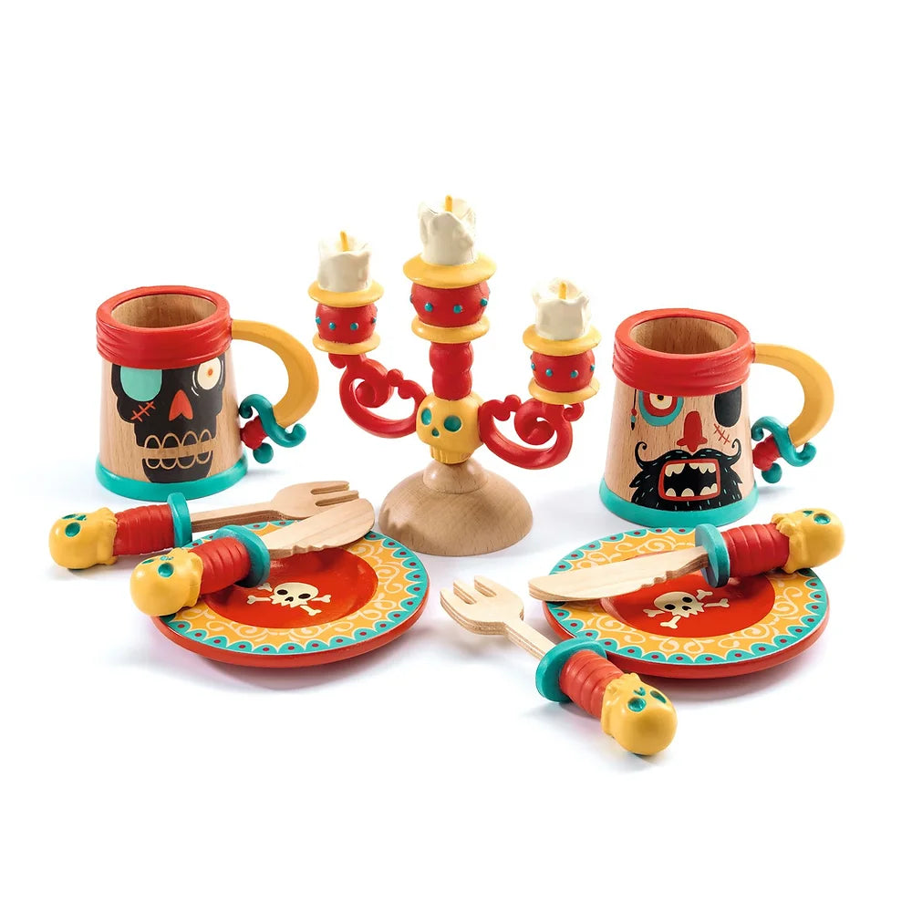 Djeco Pirate Dinner Set - Toys and Gifts - The Baby Service