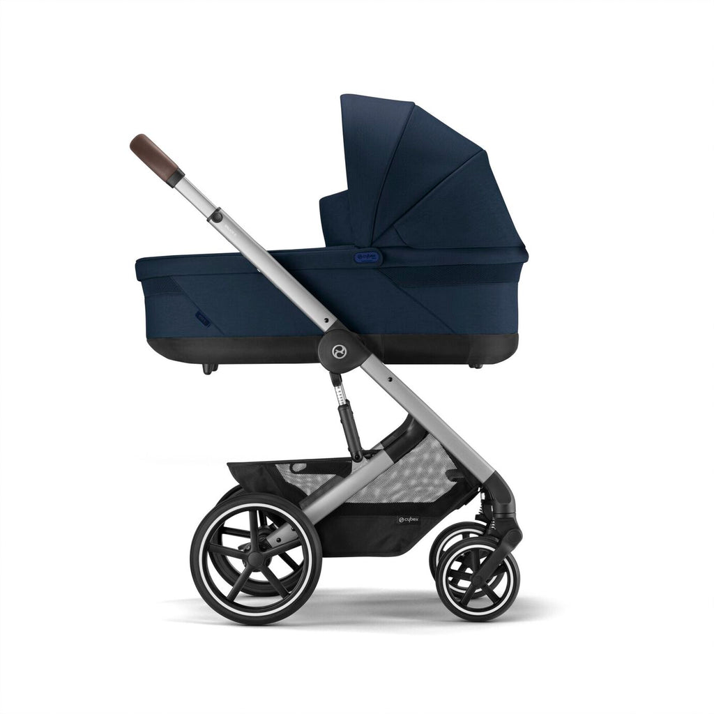 CYBEX Balios S Lux - Ocean Blue - Silver - Cot - The Baby Service