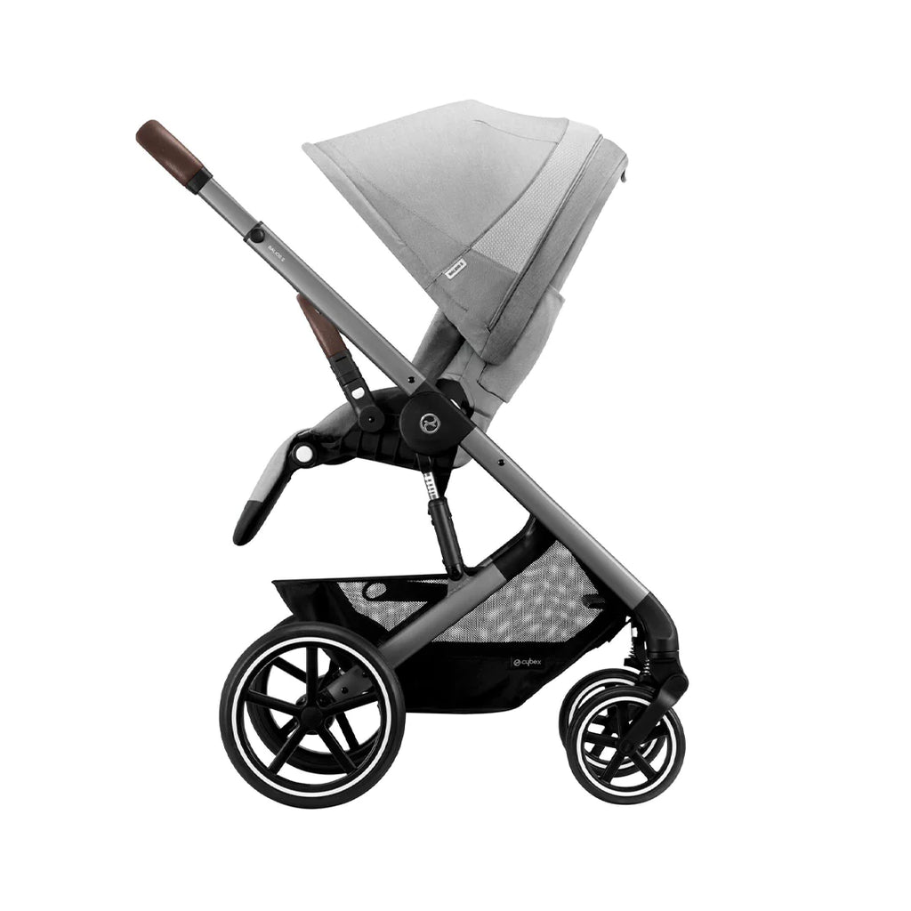 CYBEX Balios S Lux - Lava Grey - Silver - Pushchairs - The Baby Service - Side