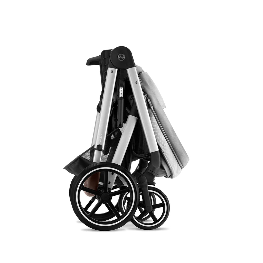 CYBEX Balios S Lux - Lava Grey - Silver - Pushchairs - The Baby Service - Folded
