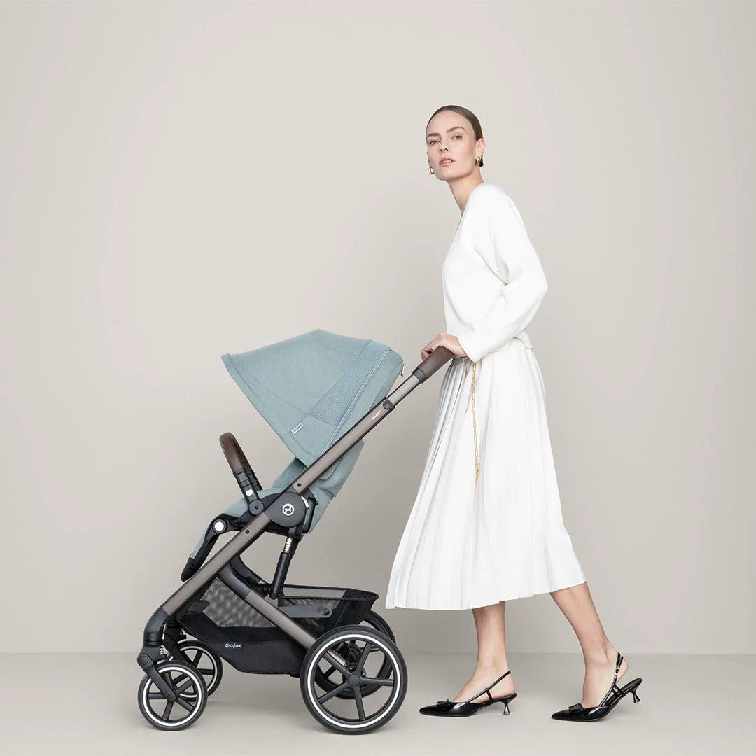 cybex balios sky blue CYBEX Balios S Lux - Sky Blue - Taupe | Pushchairs
