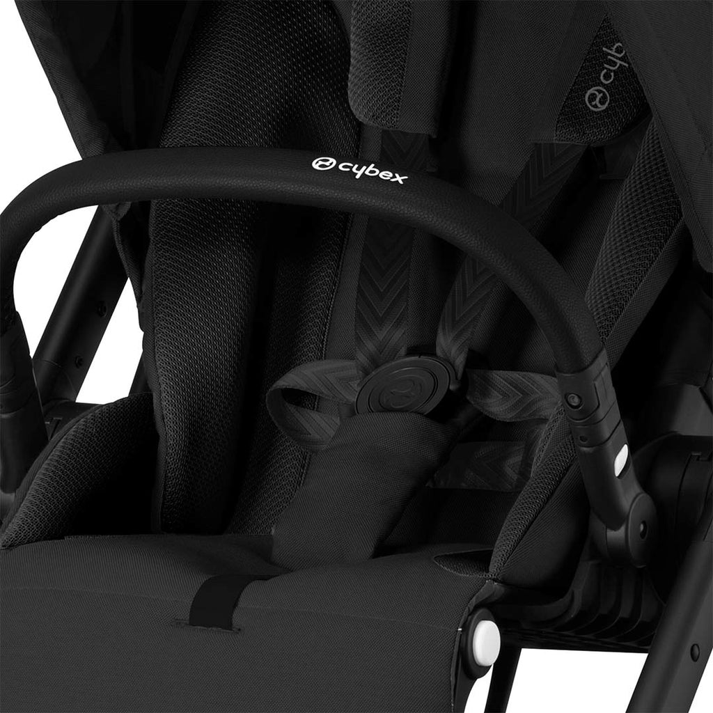 CYBEX Balios S Lux - Moon Black - Black - Pushchairs - Close up - The Baby Service