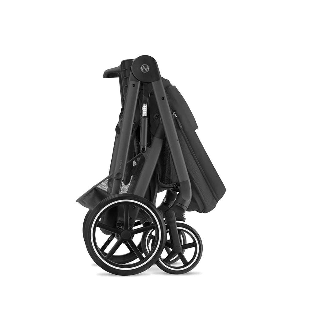 CYBEX Balios S Lux - Moon Black - Black - Pushchairs - Folded - The Baby Services
