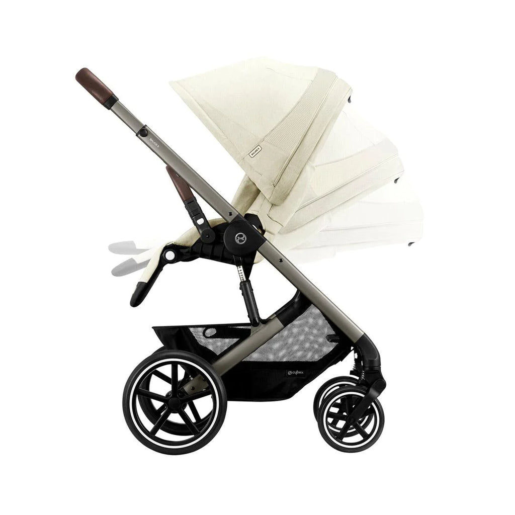 CYBEX Balios S Lux - Seashell Beige - Taupe - Pushchairs - The Baby Service - Recline