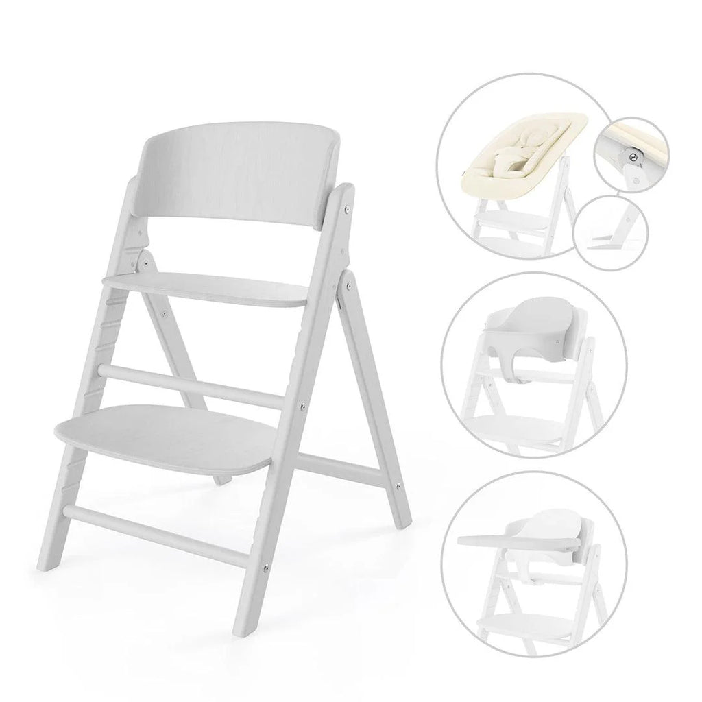 CYBEX Click & Fold 4 In 1 Highchair - Nursery - The Baby Service - White Bouncer