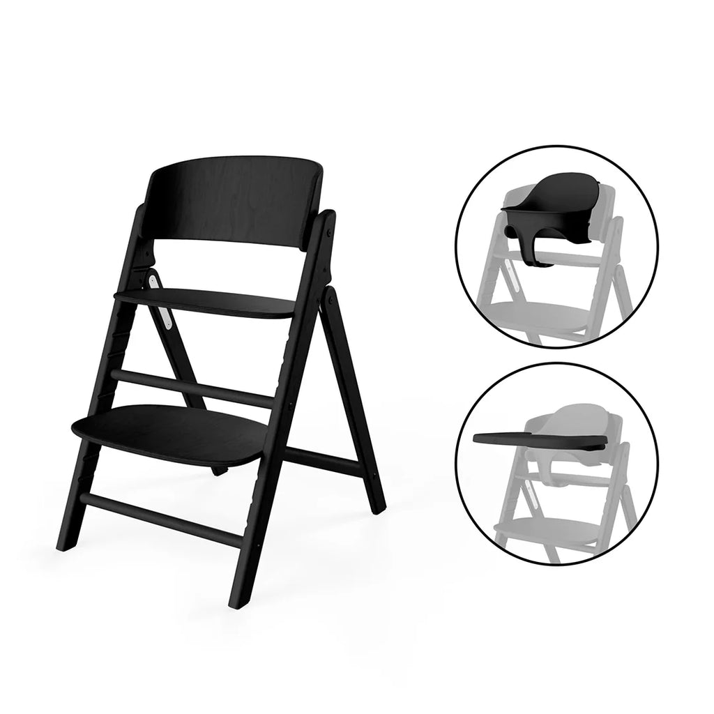 CYBEX Click & Fold 3 In 1 Highchair - Nursery - The Baby Service - Black