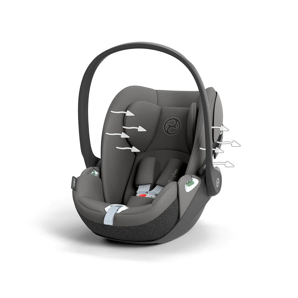 CYBEX Cloud T i-Size Car Seat - Mirage Grey - The Baby Service