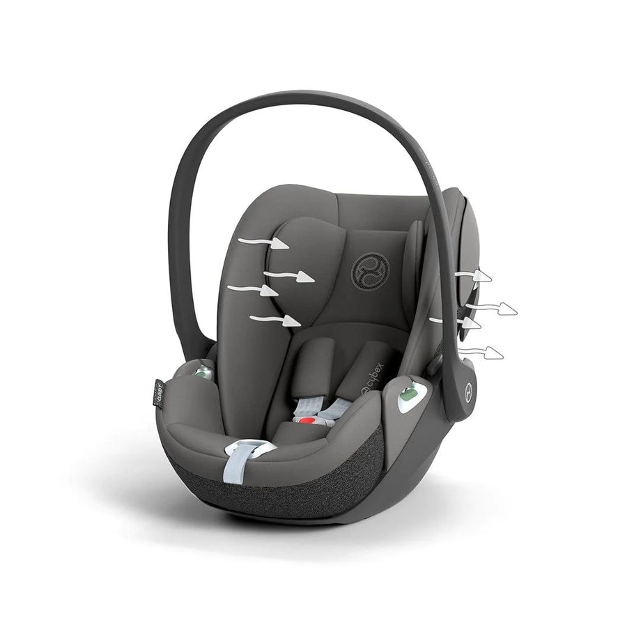 cybex cloud z grey CYBEX Cloud T i-Size Car Seat - Mirage Grey