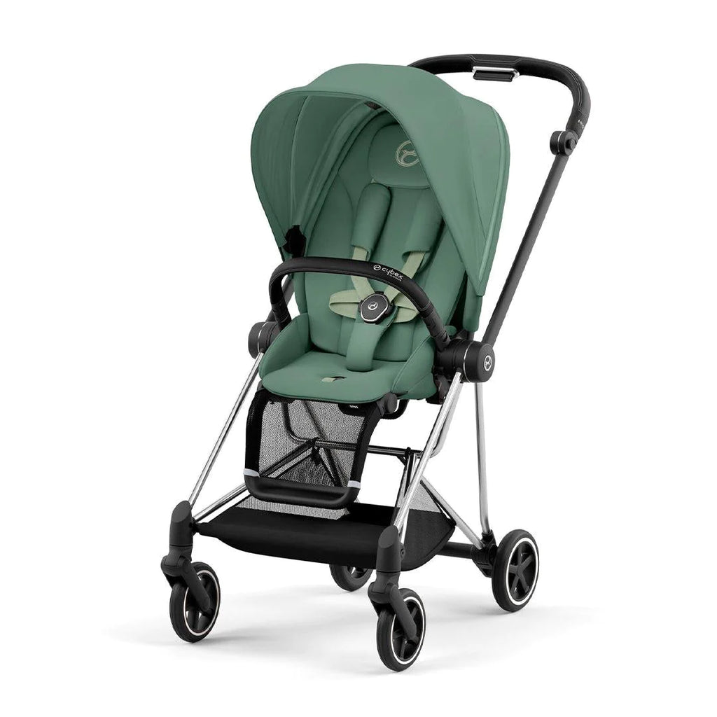 CYBEX MIOS Pushchair - Leaf Green - Chrome Black - The Baby Service