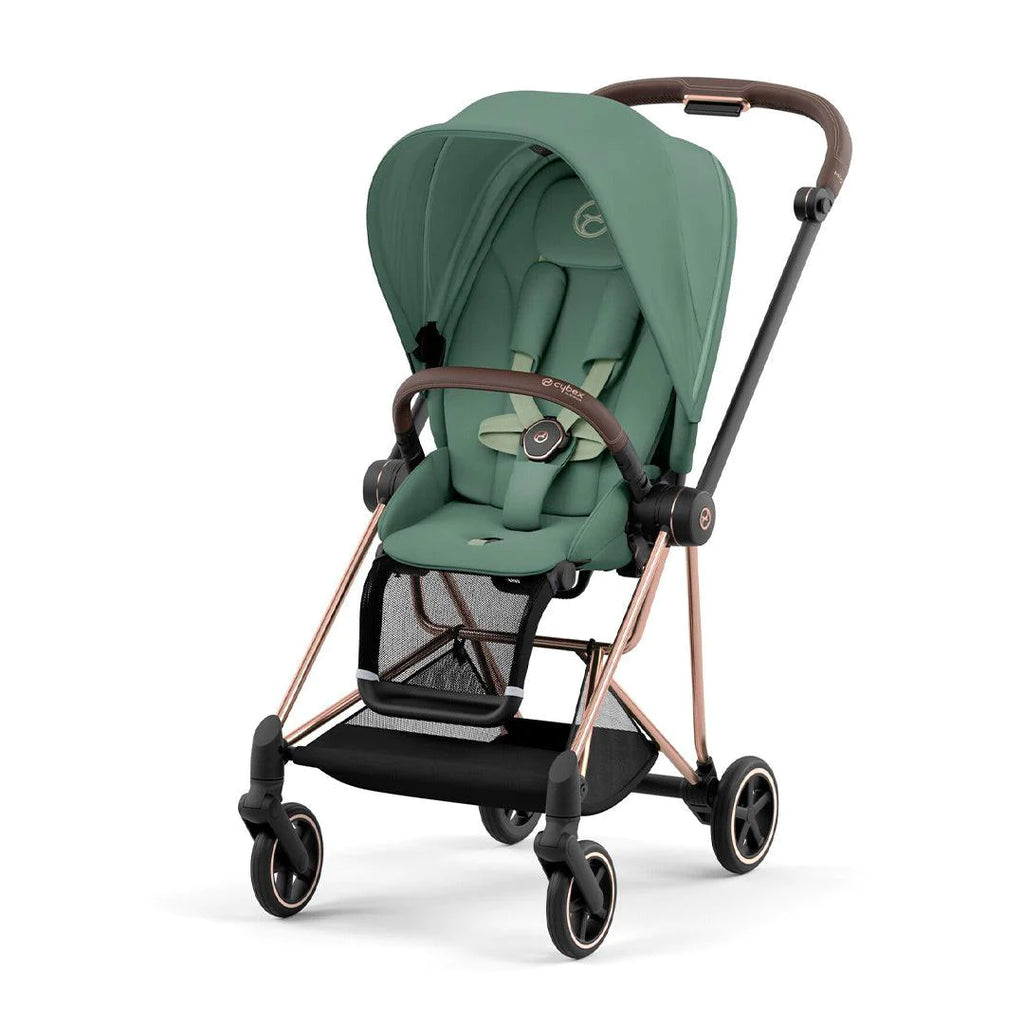 CYBEX MIOS Pushchair - Leaf Green - Rose Gold - The Baby Service